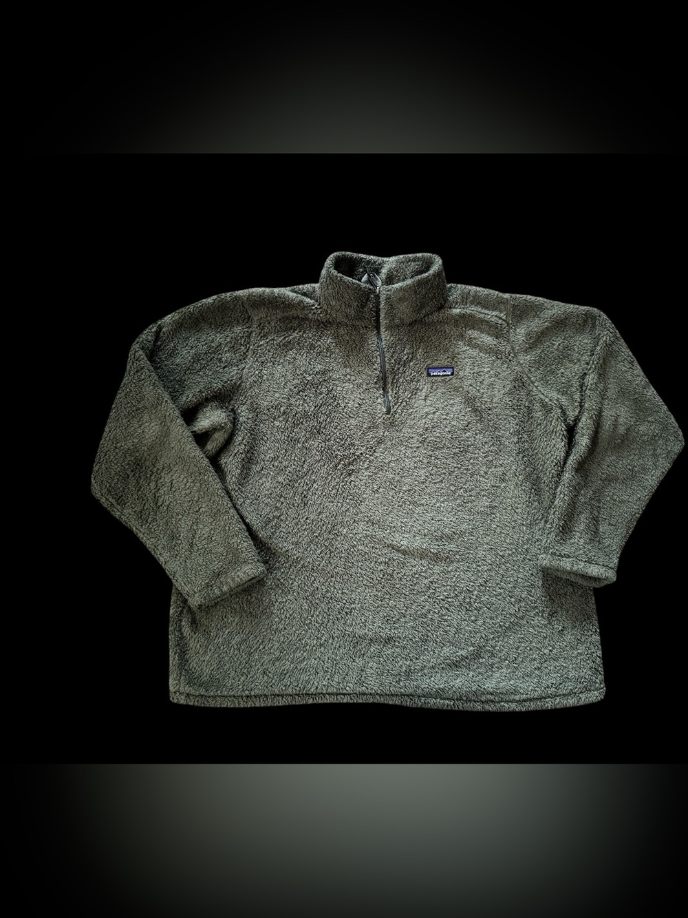 Patagonia Los Gatos Fleece Pullover Mens XXL Green 1/4 Zip High Pile Jacket